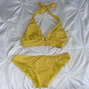 Yellow bikini